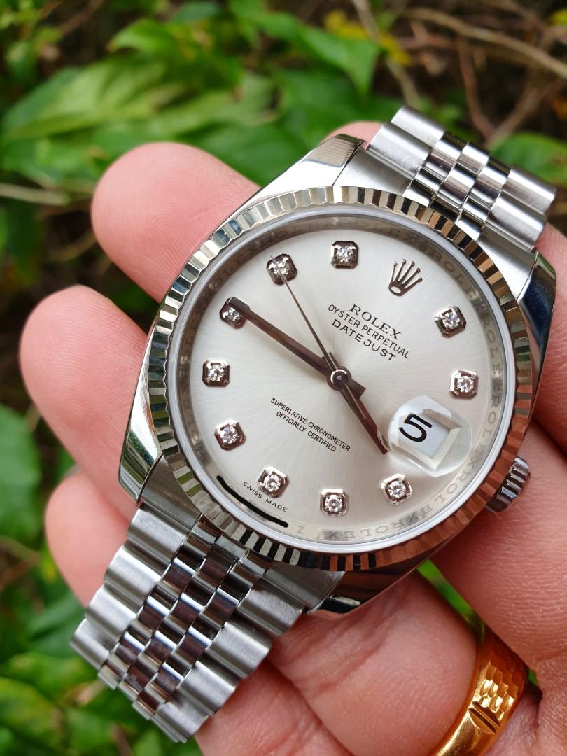 Full Complete Set* Rolex Datejust 36 Ref. 116234, Luxury, Watches on  Carousell