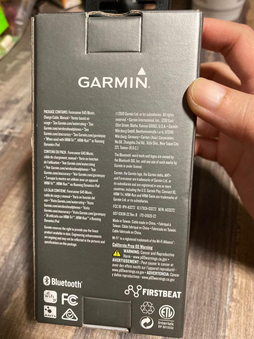 Garmin forerunner hotsell 645 bluetooth