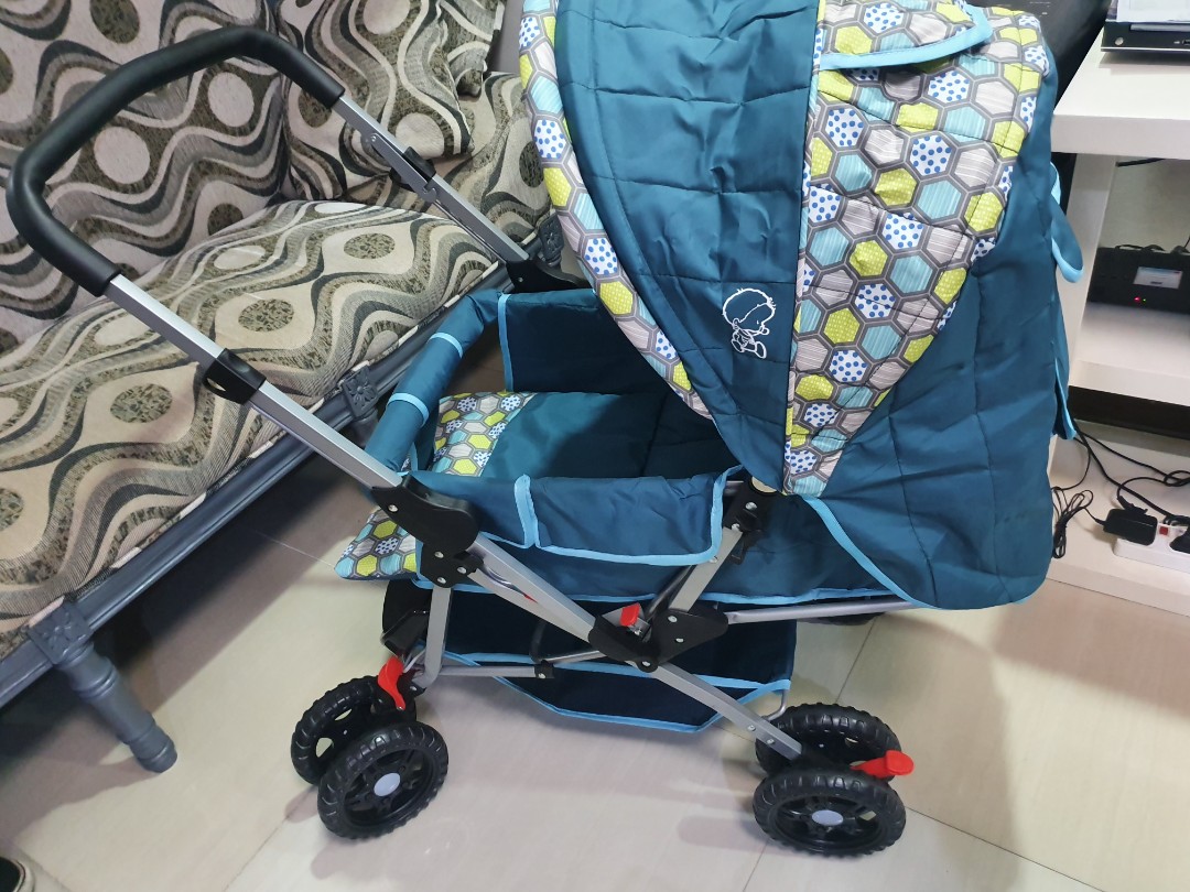 Giant carrier top stroller blue