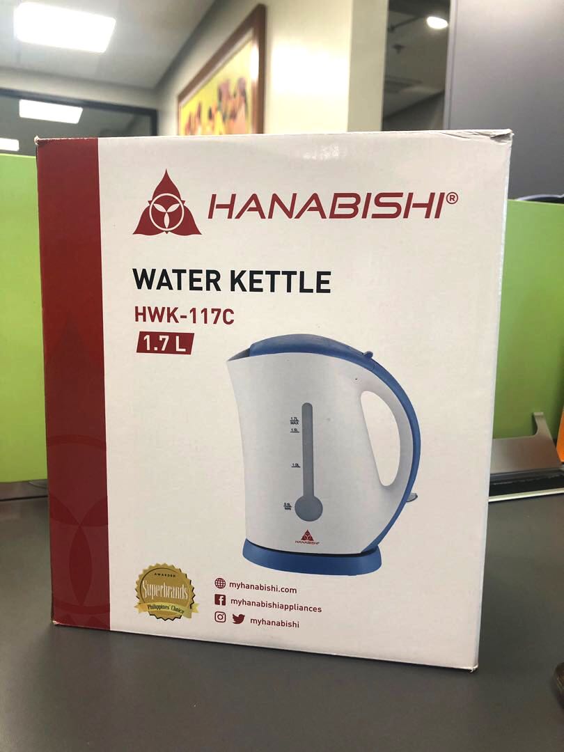 Hanabishi Electric Kettle, TV & Home Appliances, Kitchen Appliances