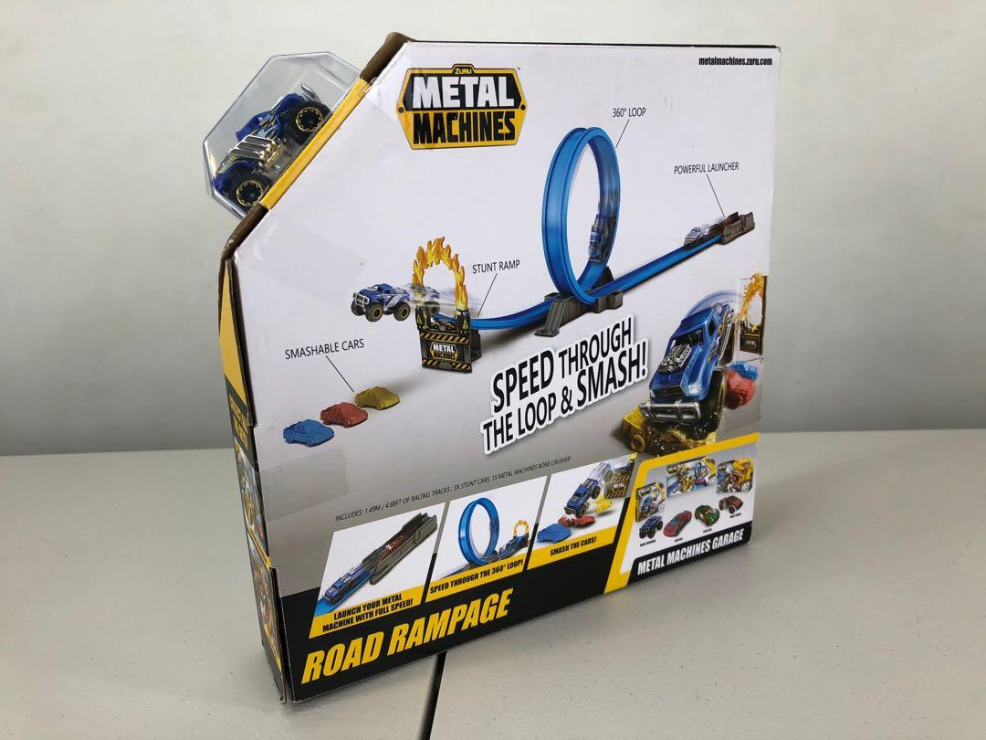 hot wheels metal machines track