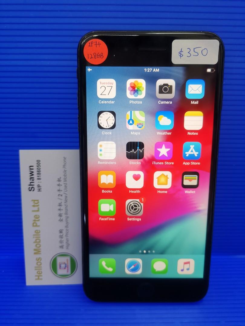 Iphone 7plus 128gb jet black (used), Mobile Phones ...