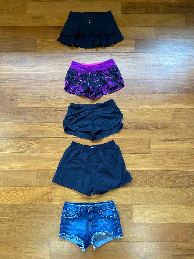 Ivivva size 8 girls tennis skirt active shorts and Tractr jean