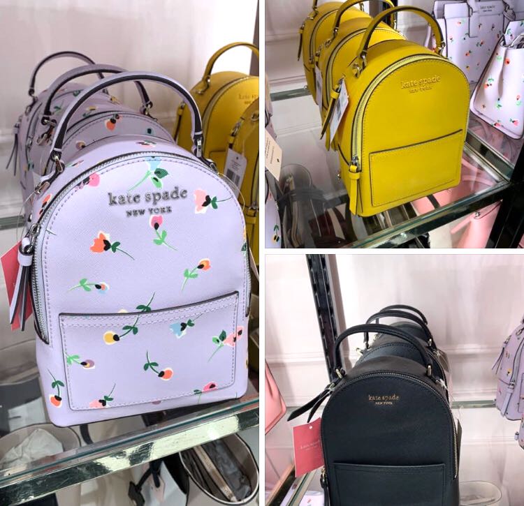 Kate Spade Cameron Backpack Convertible Sling NEW Collection Purple Yellow  Black from USA PRE ORDER, Luxury, Bags & Wallets on Carousell
