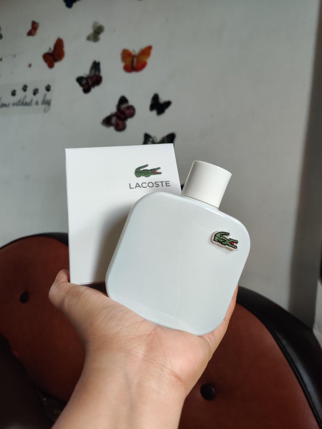 Lacoste White authentic US tester perfume (Category: Fragrance & Deodorants) located in Manila. Submitted by 4elsperfumes (Listing ID 272682384, Image 1). Description: .