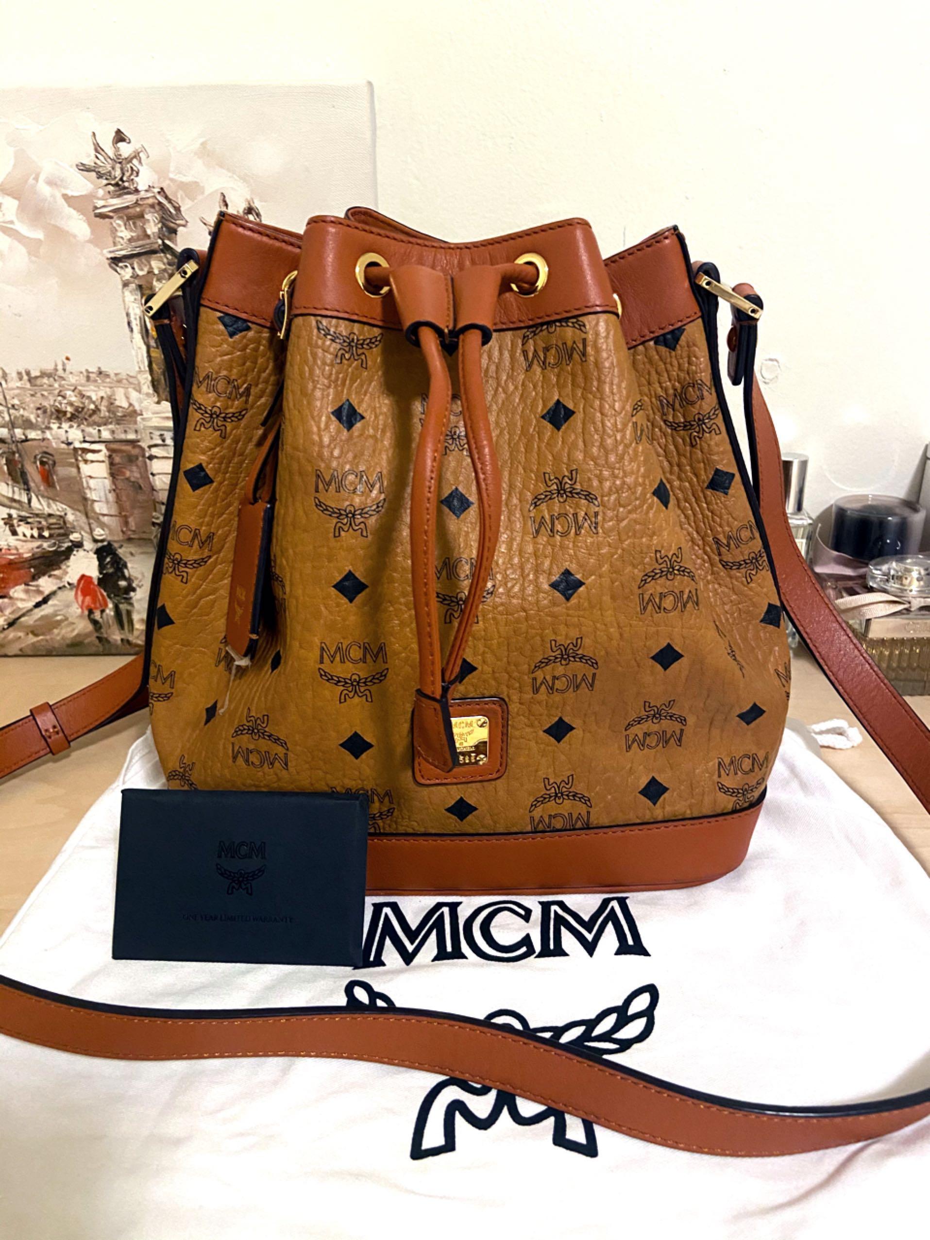 mcm drawstring small
