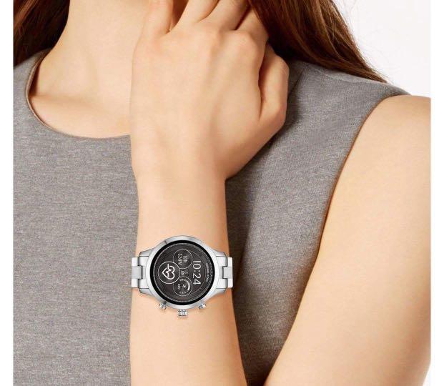 MK ACCESS RUNWAY BLUETOOTH SMARTWATCH (MKT5046) SILVER 💯% Original from  🇺🇸 Onhand Ph🇵🇭 Ready to ship, Women's Fashion, Watches \u0026 Accessories,  Watches on Carousell