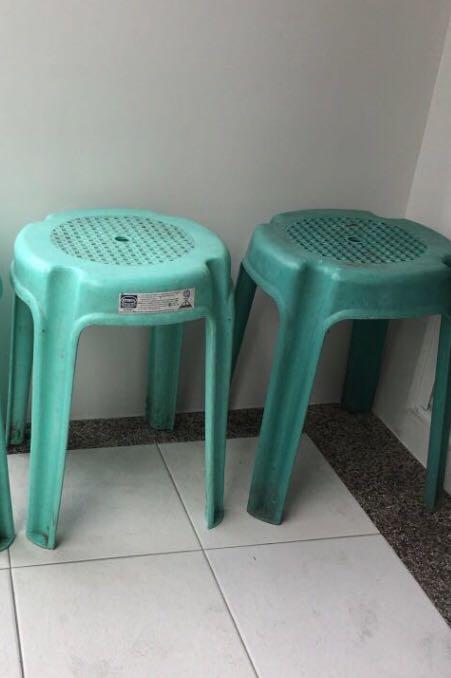 Plastic chair cheap without backrest