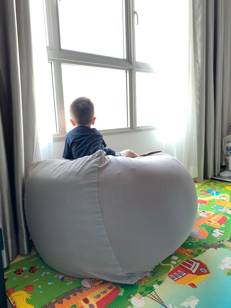 Muji Bean Bag / Beads Sofa, Furniture & Home Living, Furniture, Sofas