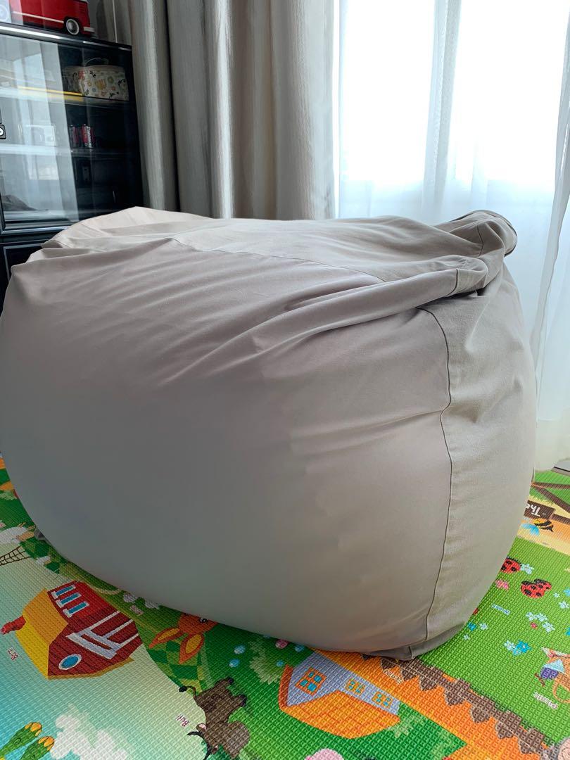 Muji Bean Bag / Beads Sofa, Furniture & Home Living, Furniture, Sofas