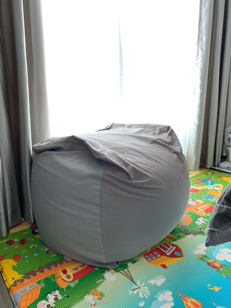 Muji Bean Bag / Beads Sofa, Furniture & Home Living, Furniture, Sofas