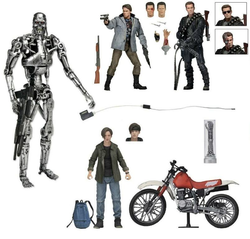 Neca Ultimate Terminator Set Endoskeleton T 800 John Connor