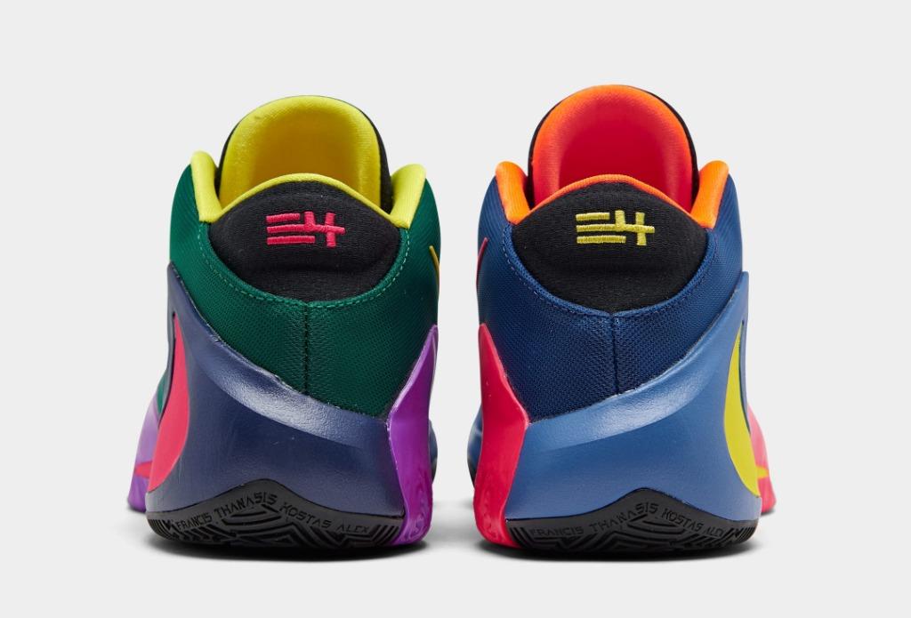 giannis antetokounmpo shoes multicolor