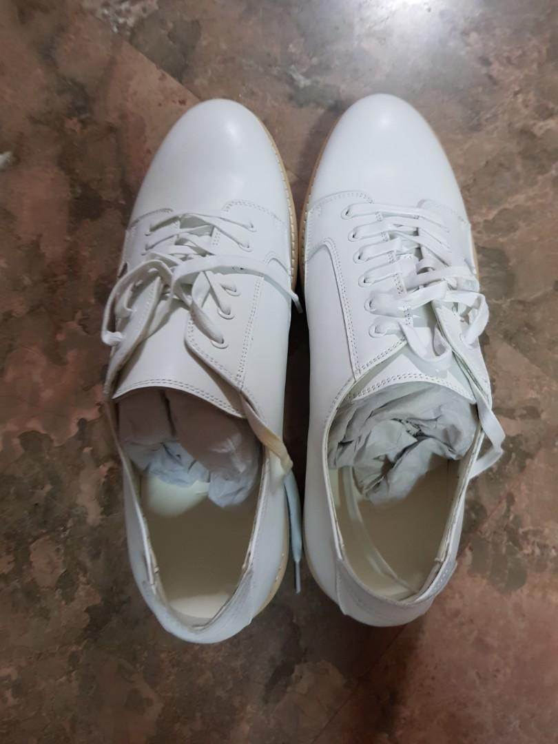 semi formal white shoes