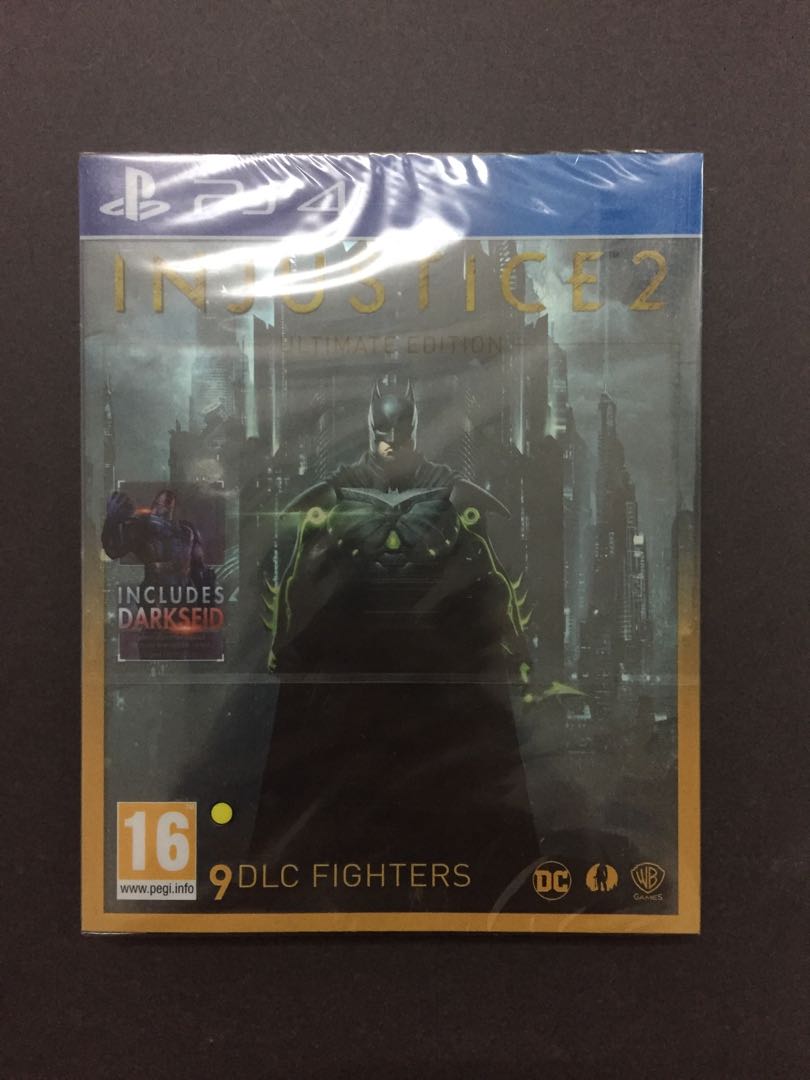PS4 Injustice 2 Ultimate Edition SteelBook NEW