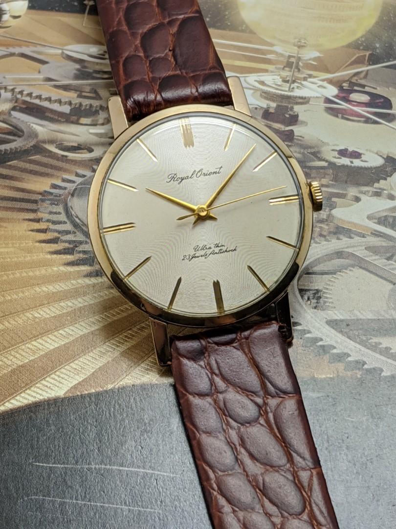 ROYAL ORIENT ULTRA THIN 23 JEWELS ANTISHOCK HAND WINDING Luxury