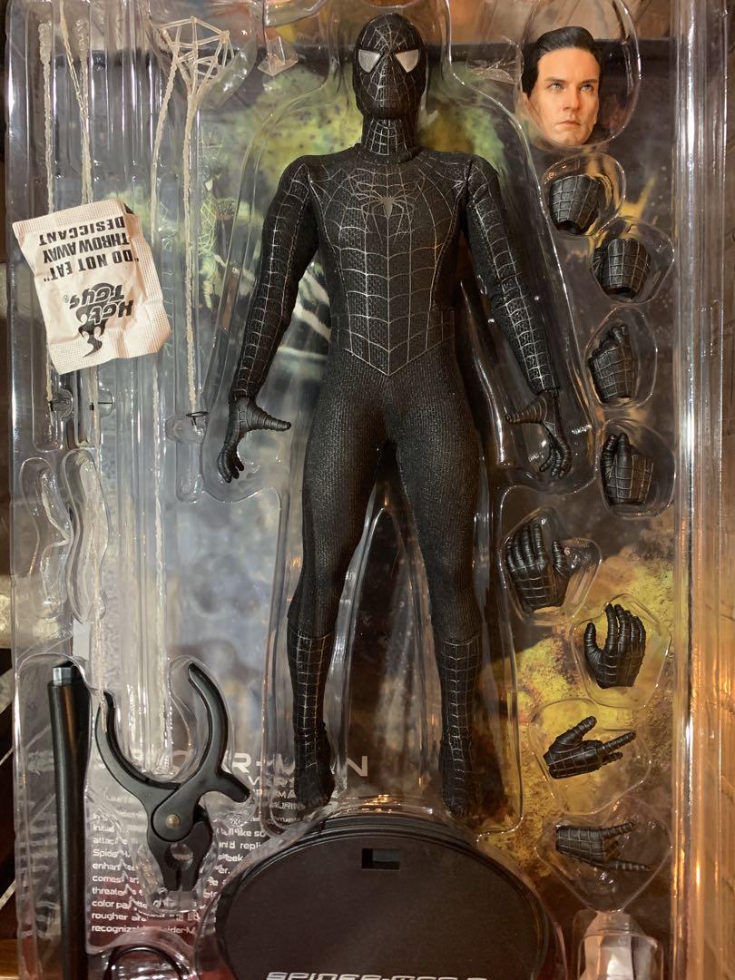 SPIDER-MAN BLACK SUIT HOT TOYS SPIDERMAN 3, Hobbies & Toys, Toys & Games on  Carousell