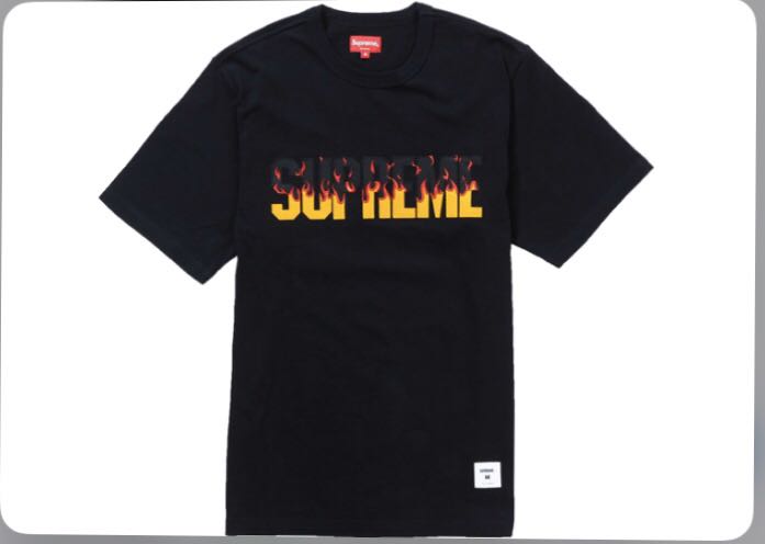 supreme flame shirt