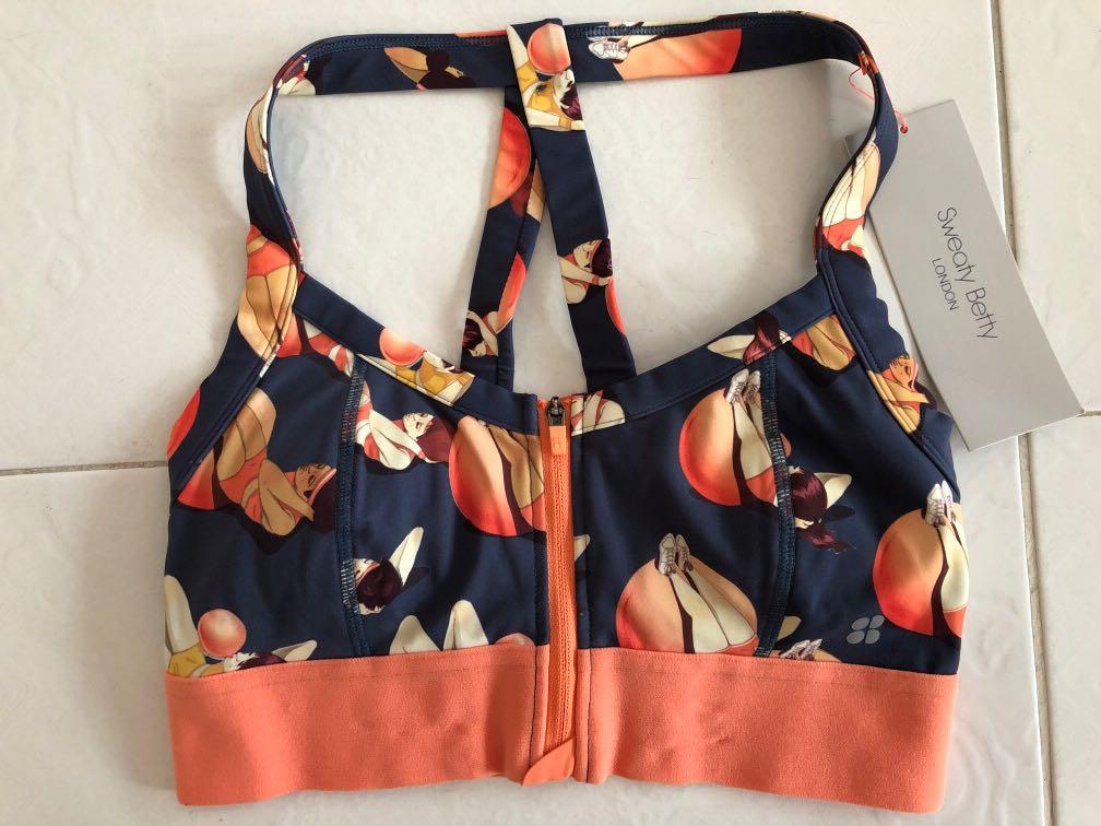 sweaty betty upbeat padded workout bra