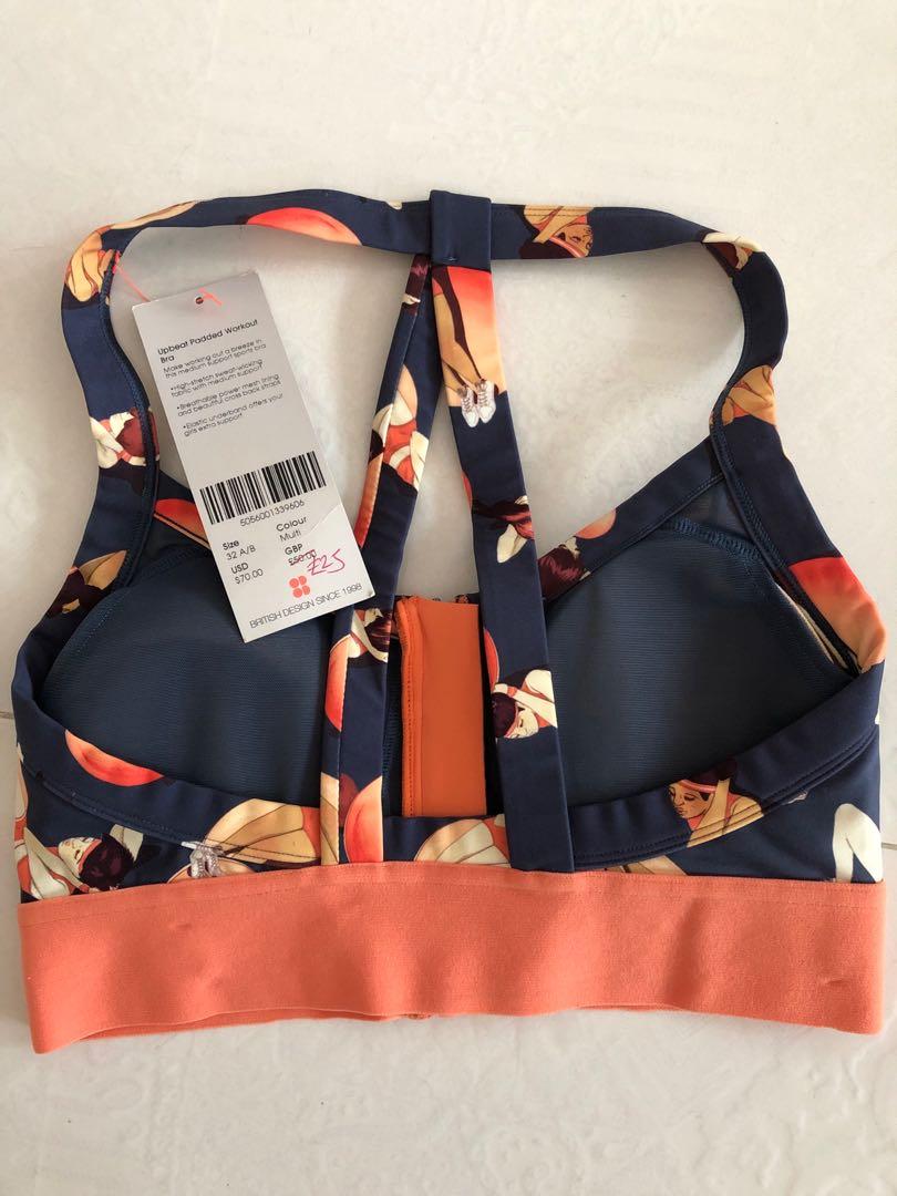 sweaty betty upbeat padded workout bra