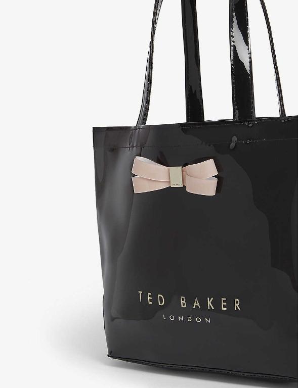 TED BAKER Geeocon bow detail PVC tote Carousell