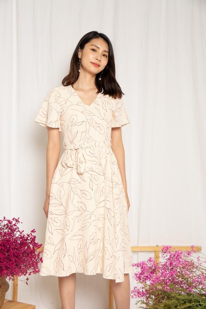 cream alison dress