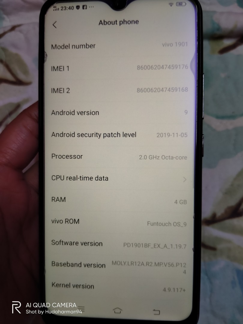 vivo 1901 second hand price