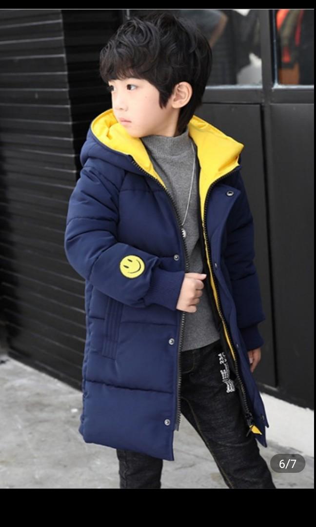 Winter Jacket (Category: Coats, Jackets and Outerwear) located in Singapore. Submitted by handeric (Listing ID 272643943, Image 1). Description: Brand new kid's winter jacket. Bought it over EZBuy but gotten the wrong size. Comfortable material, good for cold travel. Cash only..