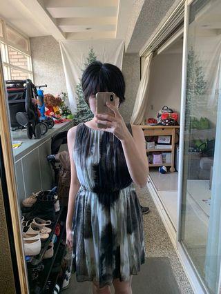 Alice + Olivia 100% silk 暈染洋裝 全新