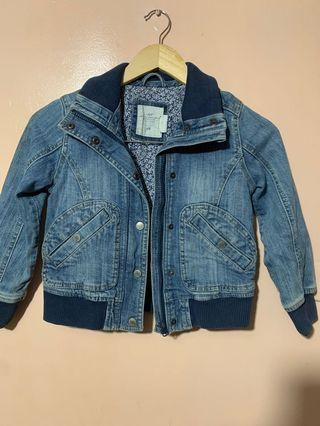 H&M outerwear denim jacket kids 6 7