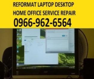 Computer Repair Reformat Laptop PC Desktop Home Service Office IT Technician Setup