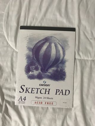 CANSON SKETCH PAD 9X12 24 SHEETS PADDED 90GSM