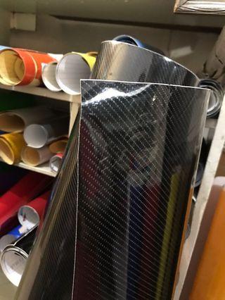 5d carbon fiber car wrap gloss sticker