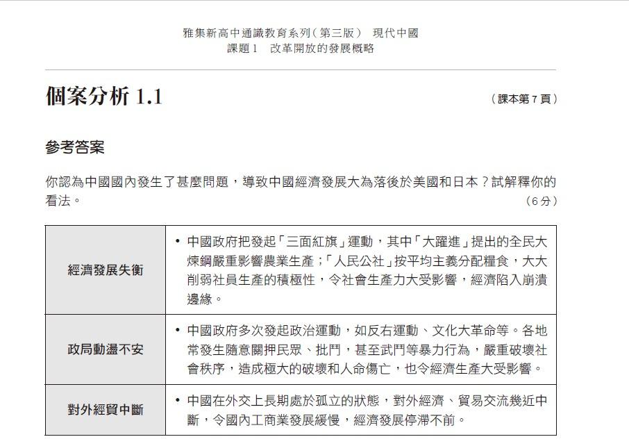 雅集新高中通識教育系列 第三 四版 參考答案 教科書 Carousell