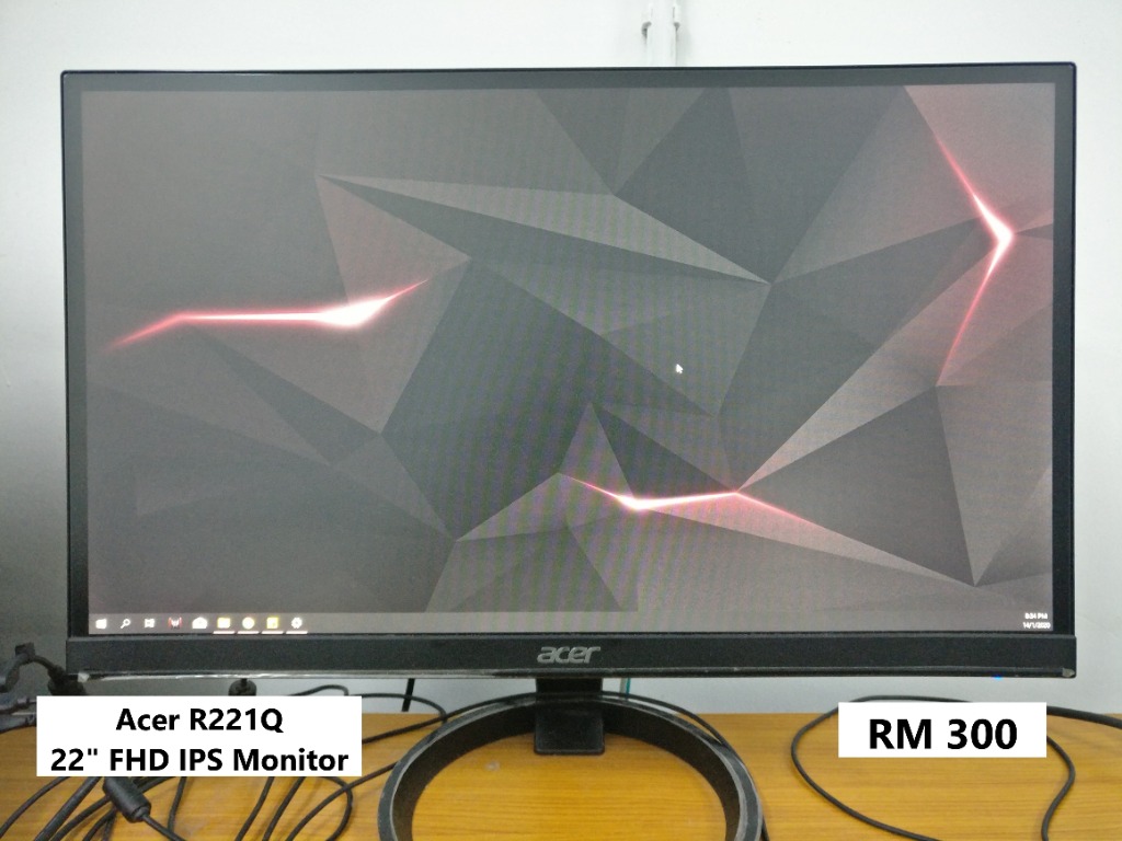 Acer R221Q FHD IPS Monitor, Computers & Tech, Parts & Accessories ...