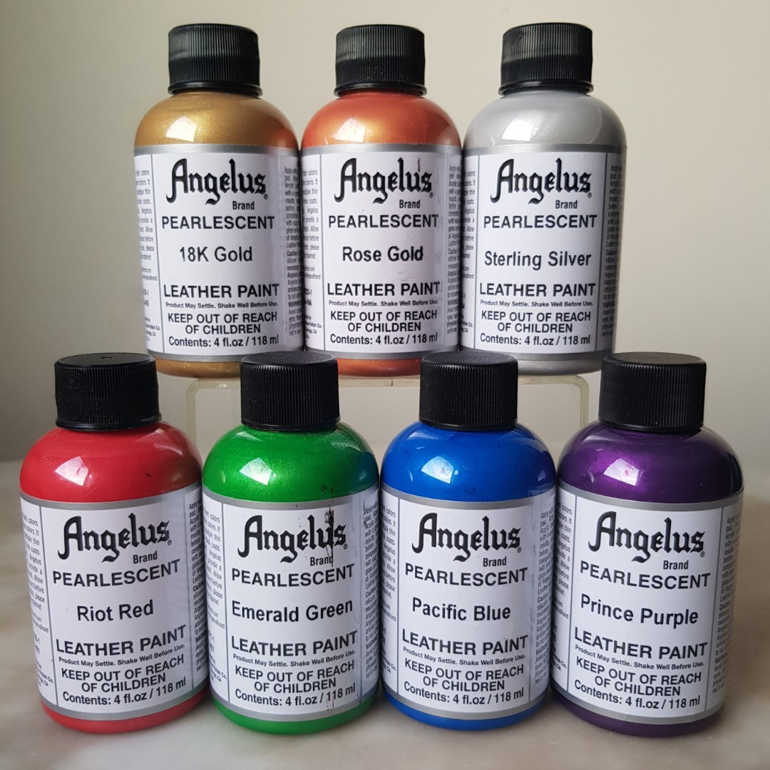 pearlescent leather paint