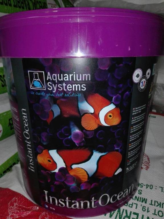 Aquarium Systems Instant Ocean Reef Marine Salt 25kg Pet Supplies