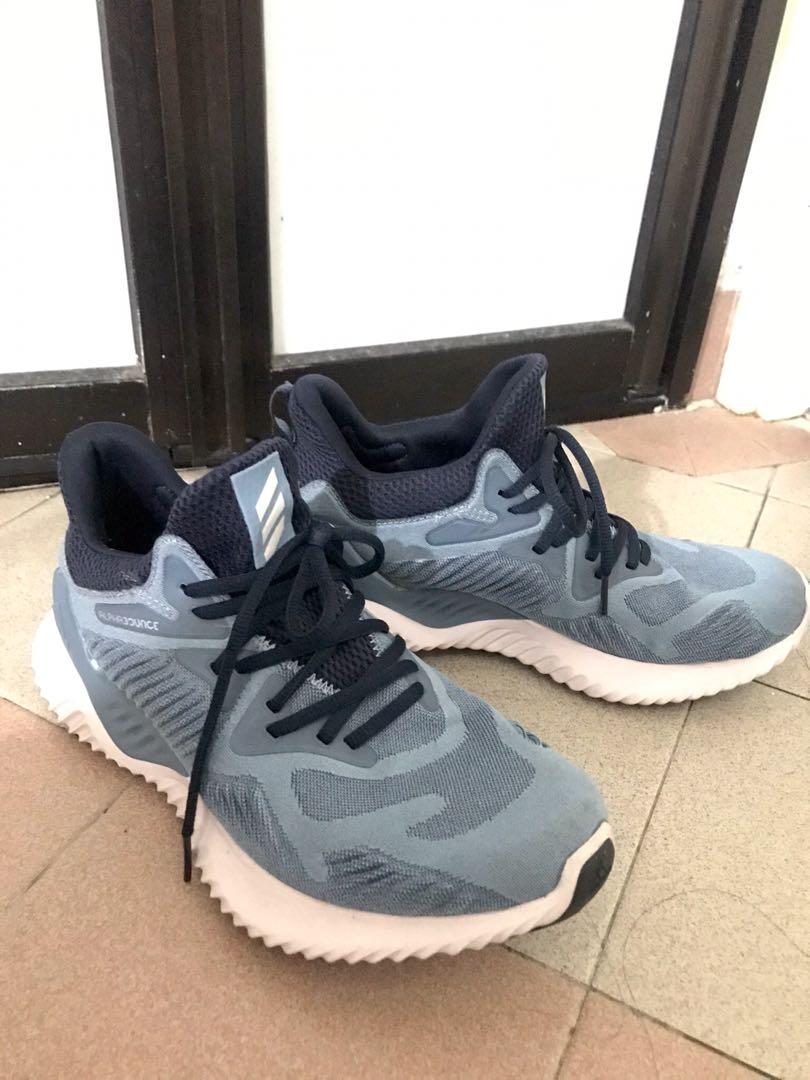 adidas alphabounce light blue