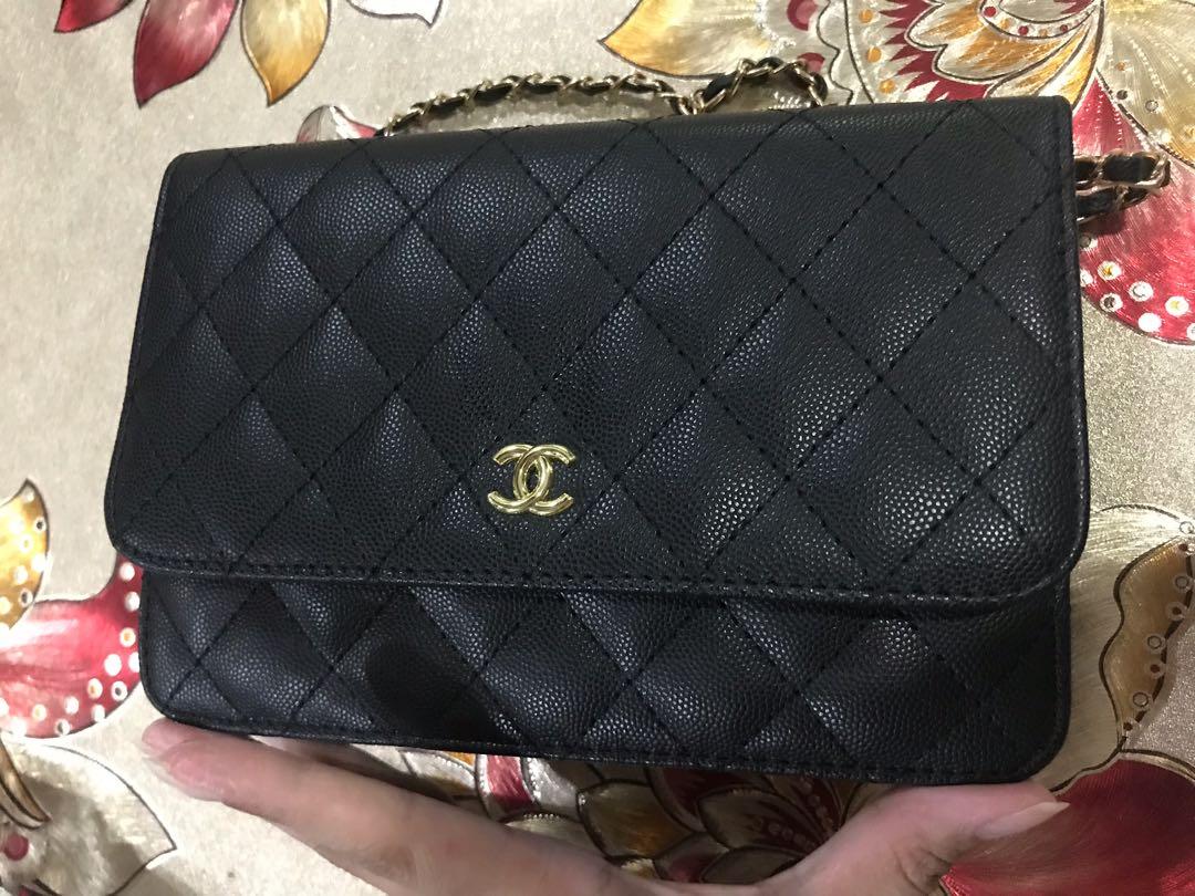 Chanel VIP Woc wallet. Black and Red - Chanel VIP Gifts