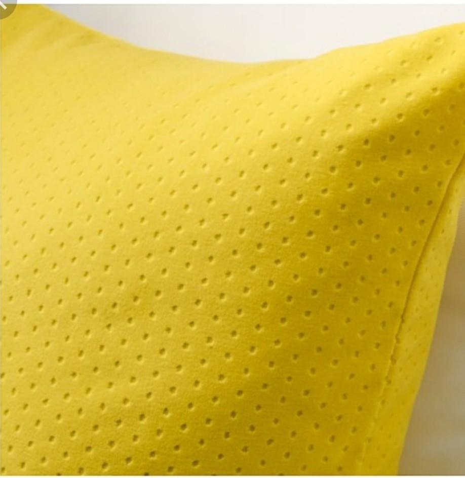 ikea yellow pillow case