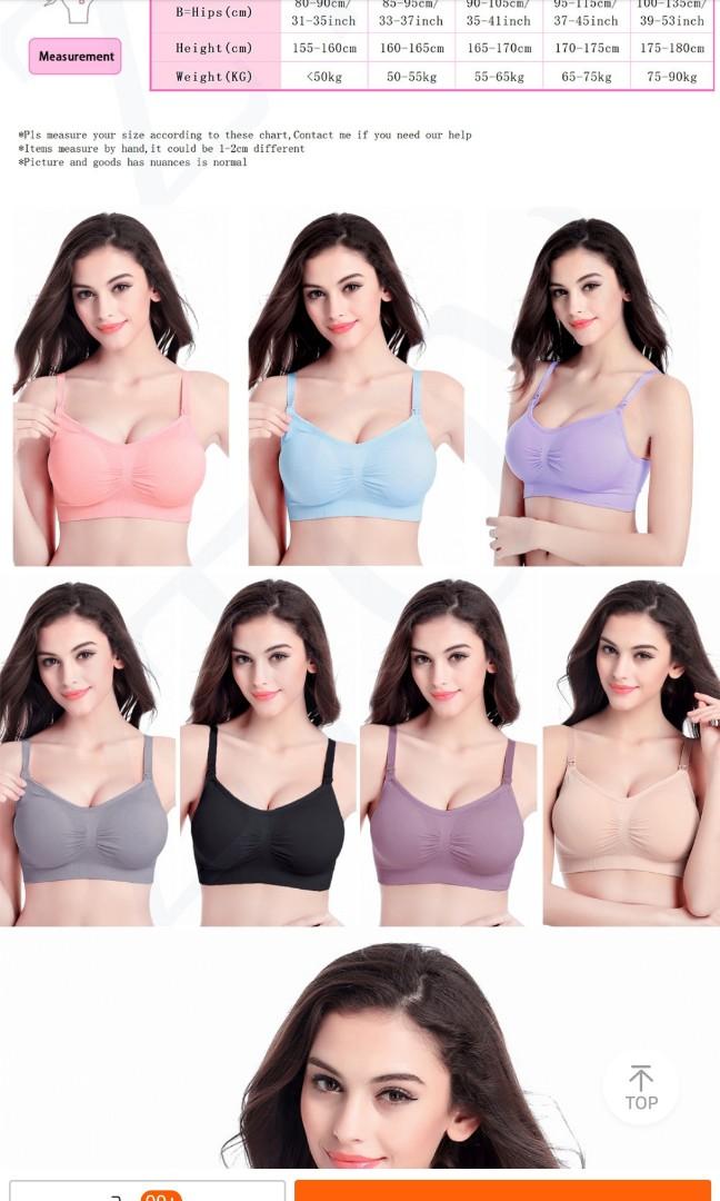 Brand New Black Nursing Bra Women S Fashion Clothes Others On Carousell Yet for the traditional immigration countries like the biggest average body height for males is 1.84 m in the netherlands, the smallest women with just 1.51 m can be found in guatemala. brand new black nursing bra