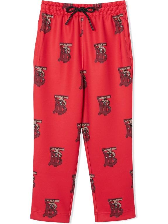 kids red track pants