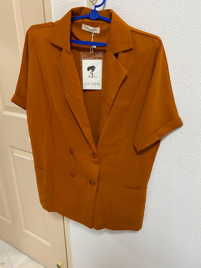 Burnt orange blazer Clearance