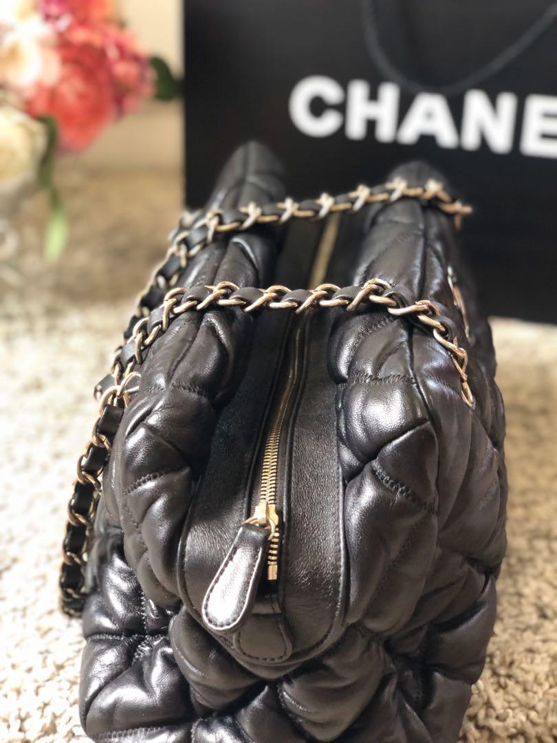 Chanel Bubble Quilt Bowler Bag - Handbags - CHA358754
