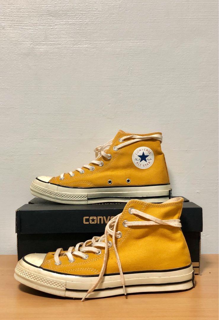 mustard colour converse