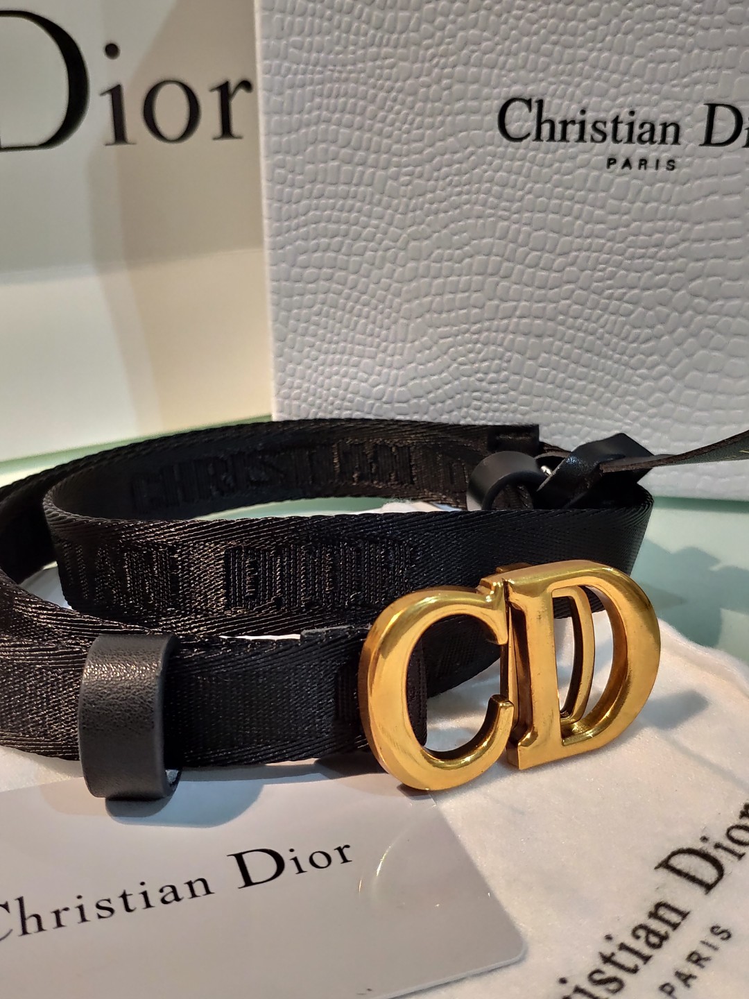 Dior saddle nylon Belt, Luxury 