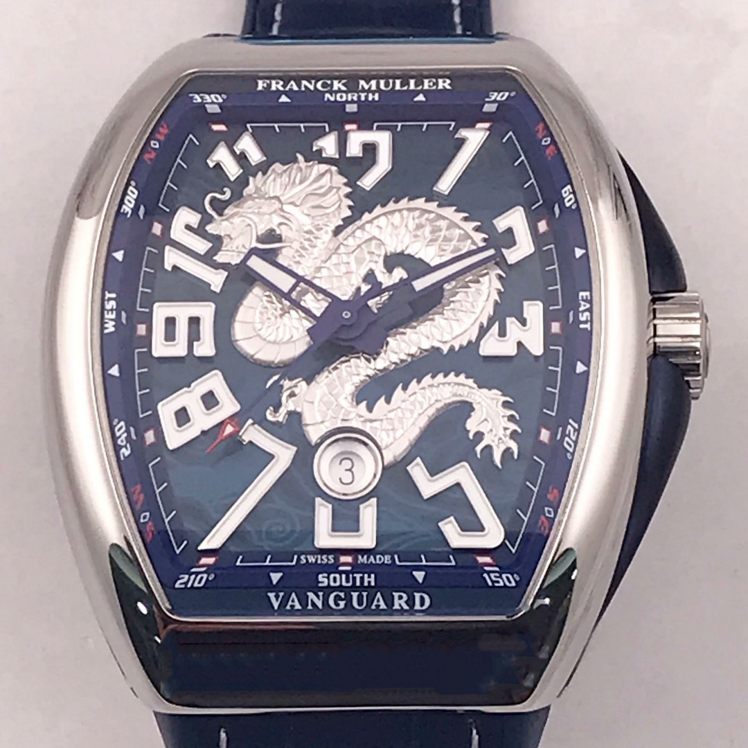 Franck Muller Dragon King Vanguard Yachting in blue Luxury