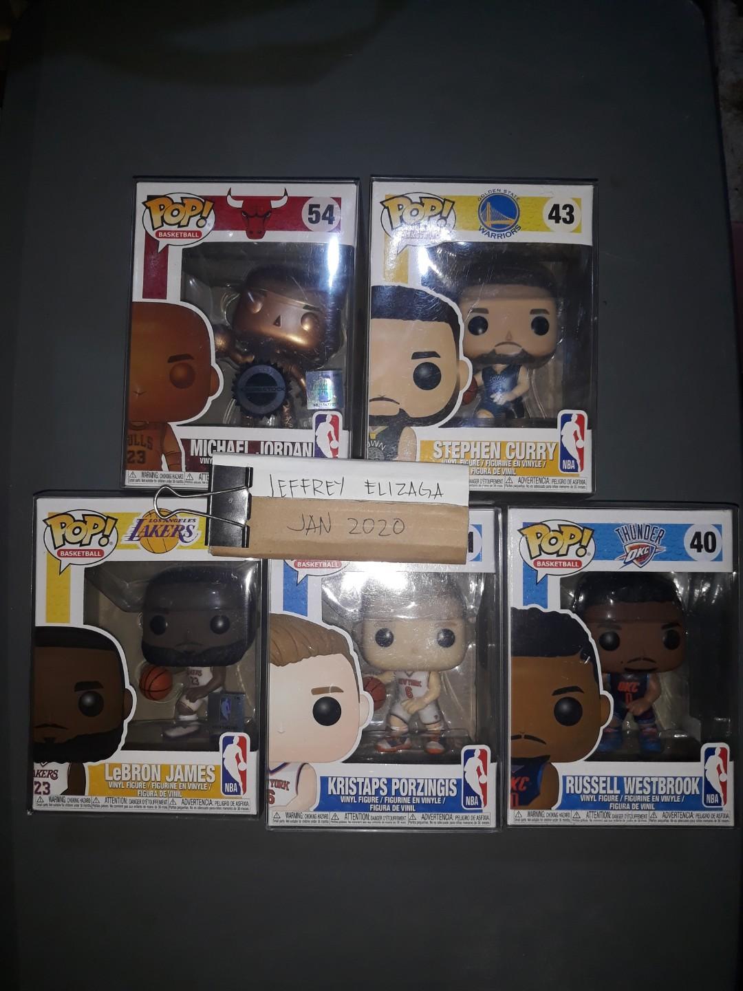 Funko Pop New Year Sale (Category: Designer & Blind Box Toys) located in Quezon City. Submitted by jepoyyyy (Listing ID 272732434, Image 1). Description: For Sale Only Priority to multiple purchase Picture 1 - NBA Jordan 1500 Steph Curry 650 Lebron White 650 Russel Westbrook 650 Kristaps 900 Picture 2 - Anime Saitama *minor window dent 850 Saitama wig hottopic 1500 Zamasu gitd 800 Goku gitd 800 Picture 3 - Ad icon Bazooka Joe 1200 Jollibee GITD 1
