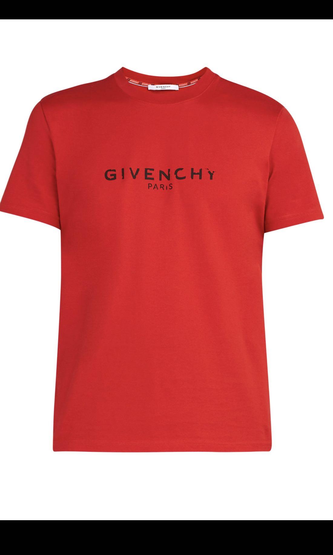 givenchy red tee