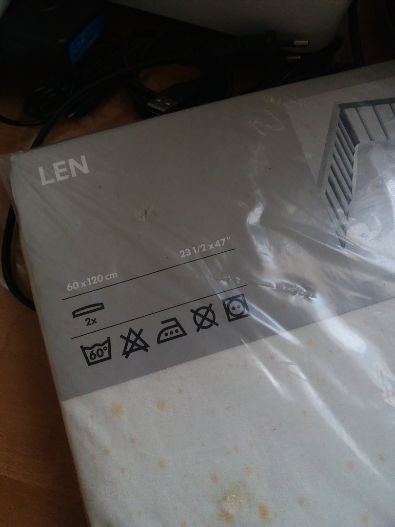 Ikea len discount mattress protector